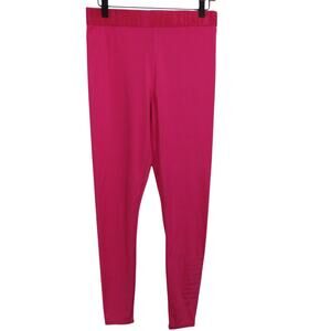 Savage X Fenty Women Sz L Hot Pink Hotline High Waist Legging Sleek Stretchy